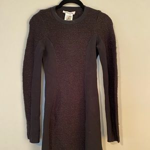 Black sweater dress